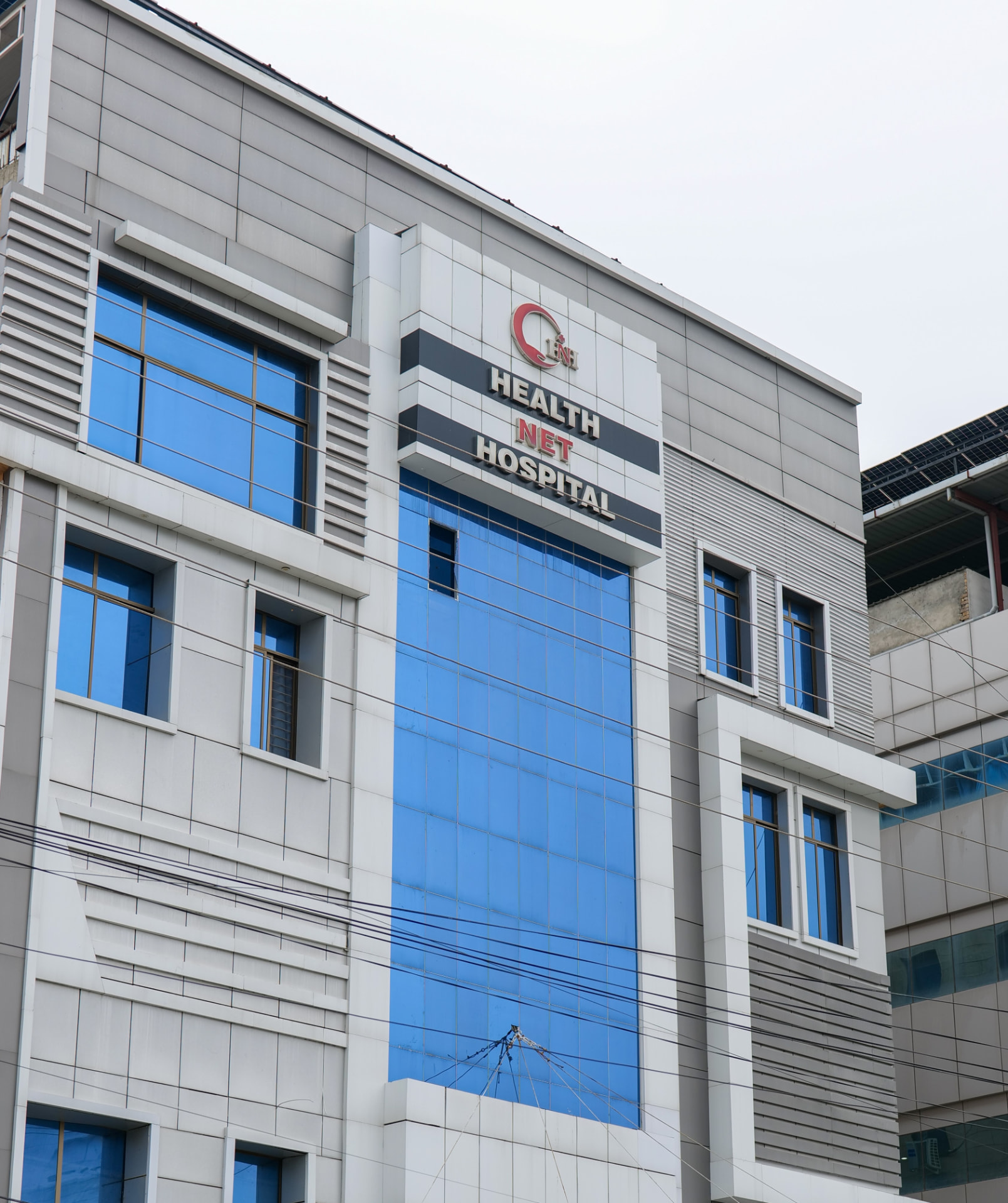 Health Net Hospital exterior — home of Women Care Clinic, Hayatabad, Peshawar